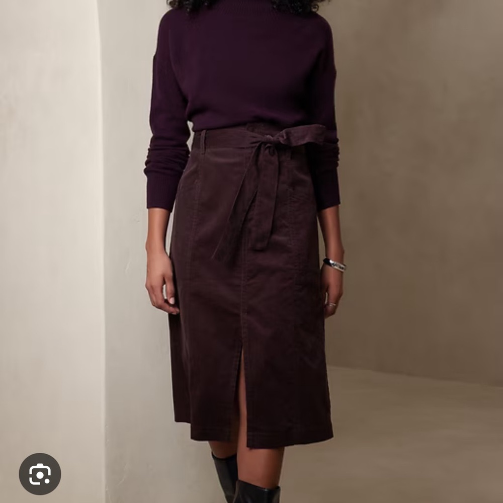 NWT Banana Republic Dark Purple Skirt